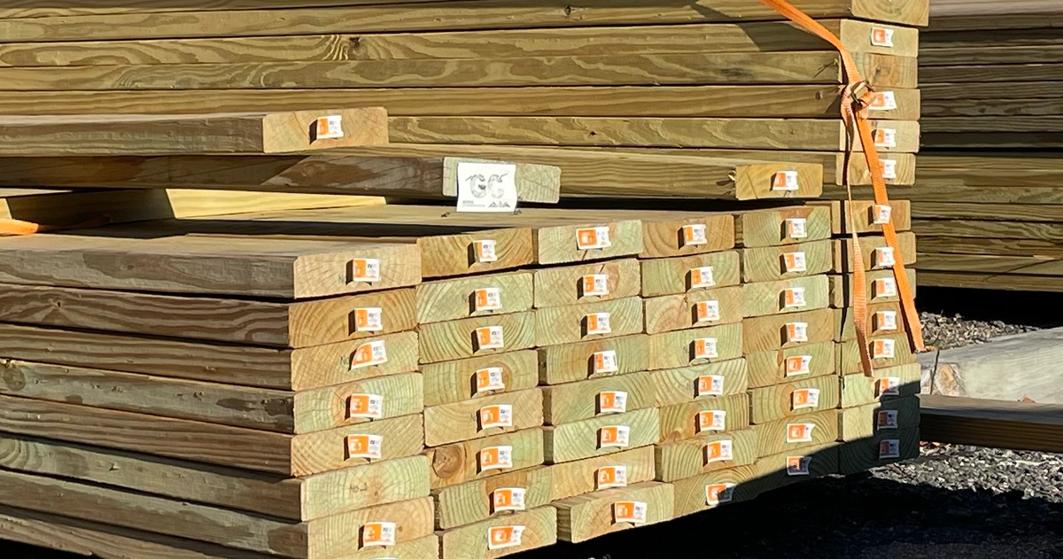 Jefferson Lumber pressure treated lumber image